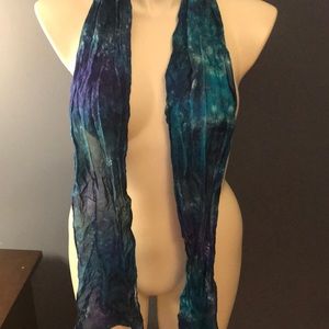 3/$25 Blue/purple silky scarf